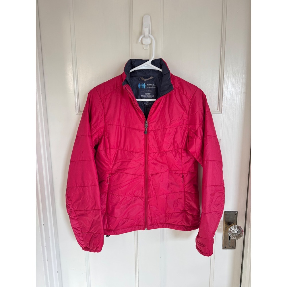 Ibex women's Wool Aire pink insulated merino wool loft jacket size XS